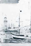 Один из кораблей Ятаро, колесный пароход Tokyo-maru